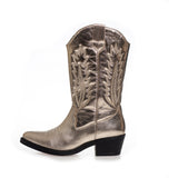 Copenhagen Shoes by Josefine Valentin KEEP YOUR POWER - METALLIC Boot 012 Gold metallic