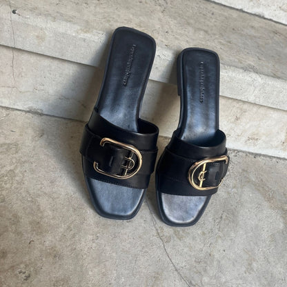 COPENHAGEN SHOES KISS Slippers 0003 BLACK