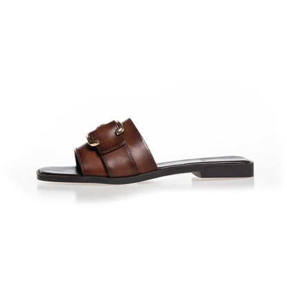 COPENHAGEN SHOES KISS Slippers 0012 BROWN