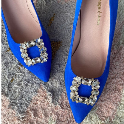 COPENHAGEN SHOES LA Heels 1202 ELECTRIC BLUE