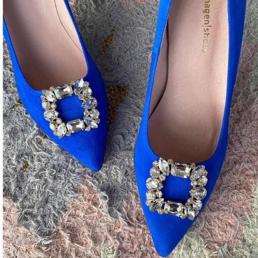 COPENHAGEN SHOES LA Heels 1202 ELECTRIC BLUE