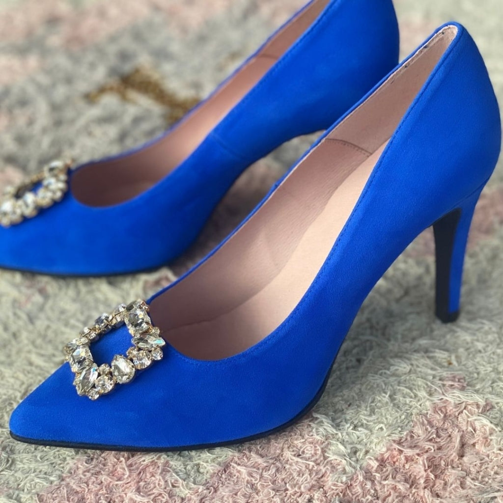 COPENHAGEN SHOES LA Heels 1202 ELECTRIC BLUE