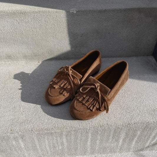 COPENHAGEN SHOES LA BOHEME Boat Shoe 148 Cognac suede