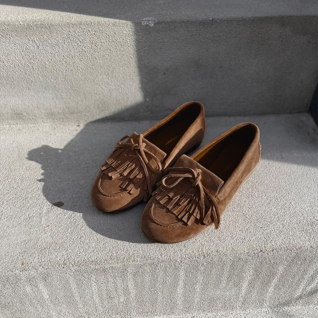 COPENHAGEN SHOES LA BOHEME Boat Shoe 148 Cognac suede