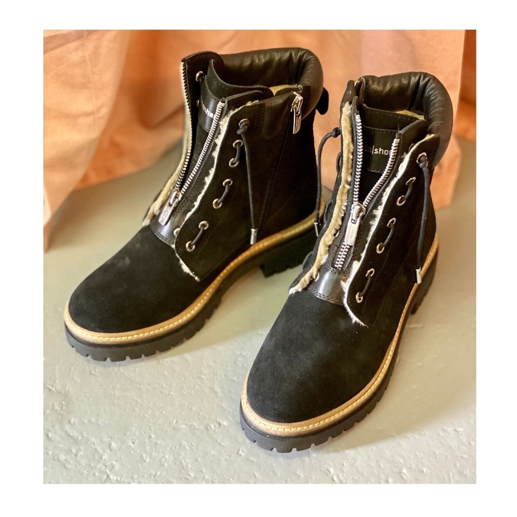 COPENHAGEN SHOES LEADER FUR Laarzen 001 Black