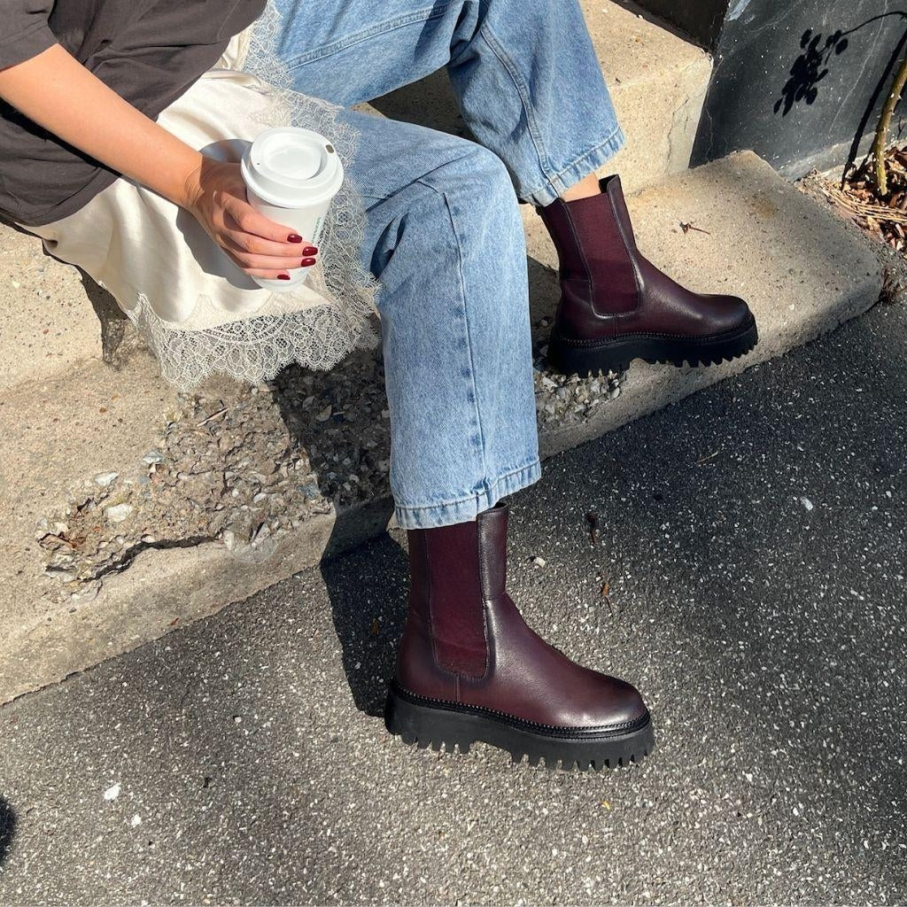 COPENHAGEN SHOES LEMON EDITION BORDEAUX Laarzen 2250 BORDEAUX (GRANATA)