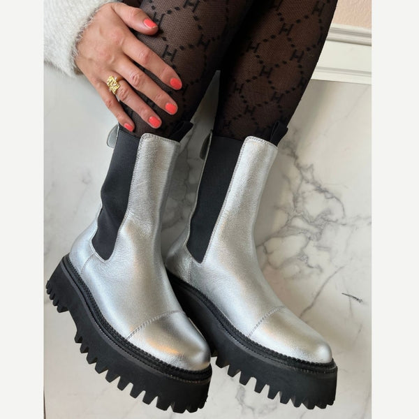 COPENHAGEN SHOES LEMON SILVER Boot 0050 SILVER