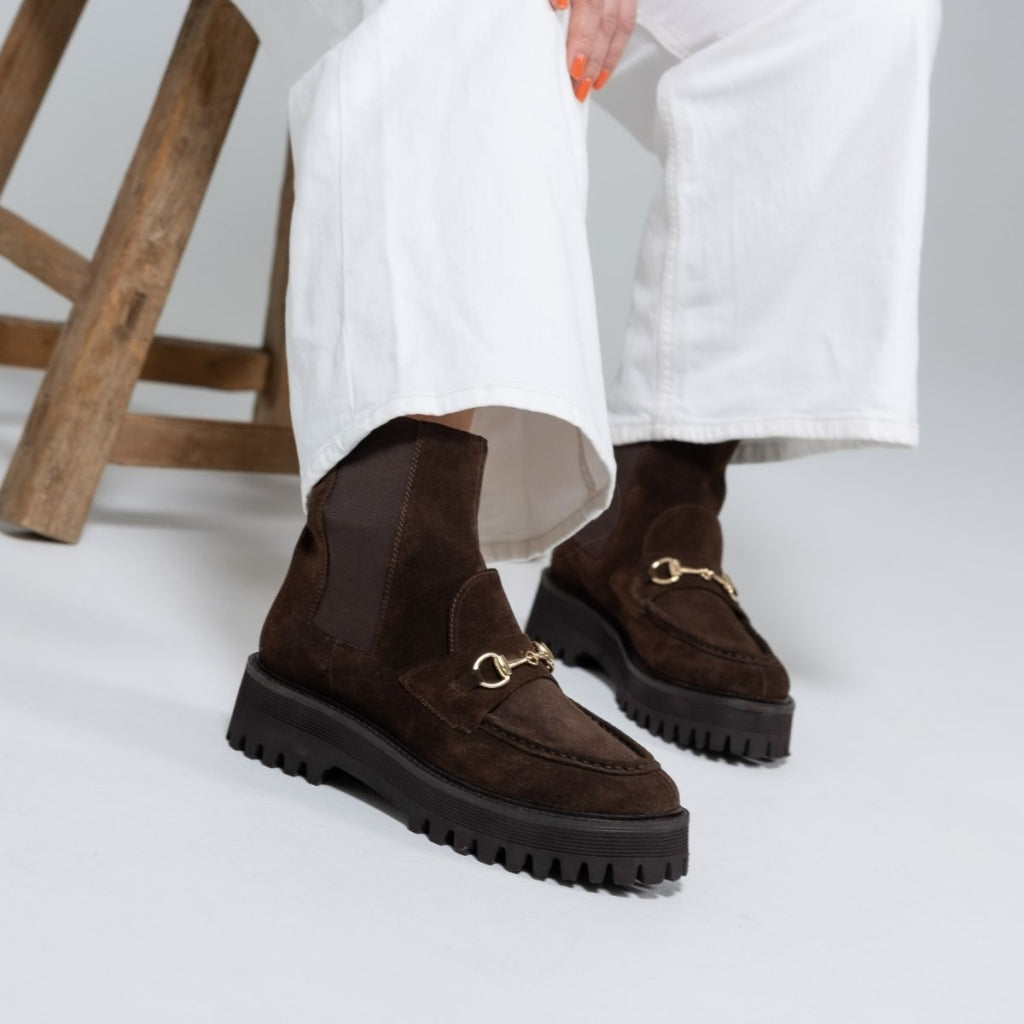 COPENHAGEN SHOES LETS MOVE S Laarzen 0012 BROWN