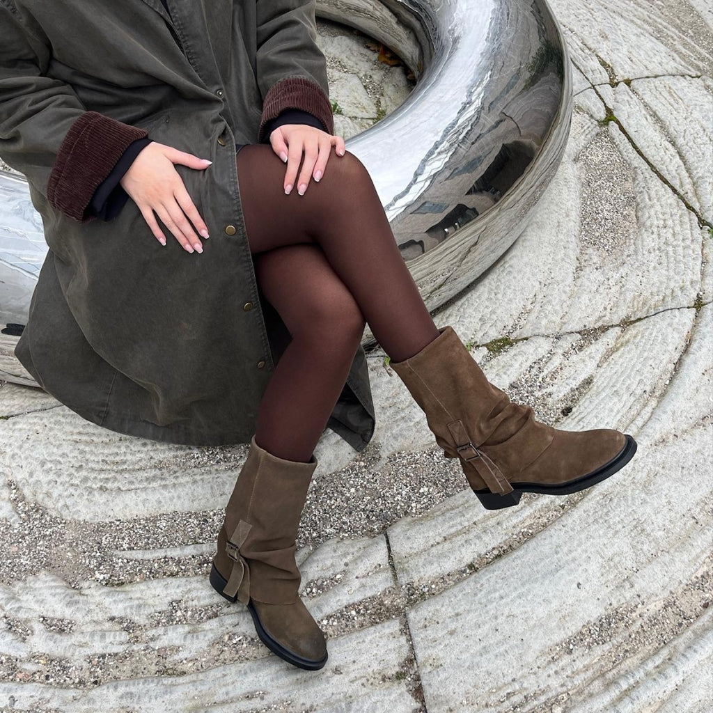 COPENHAGEN SHOES LET'S IMAGINE Laarzen 100 ARMY GREEN