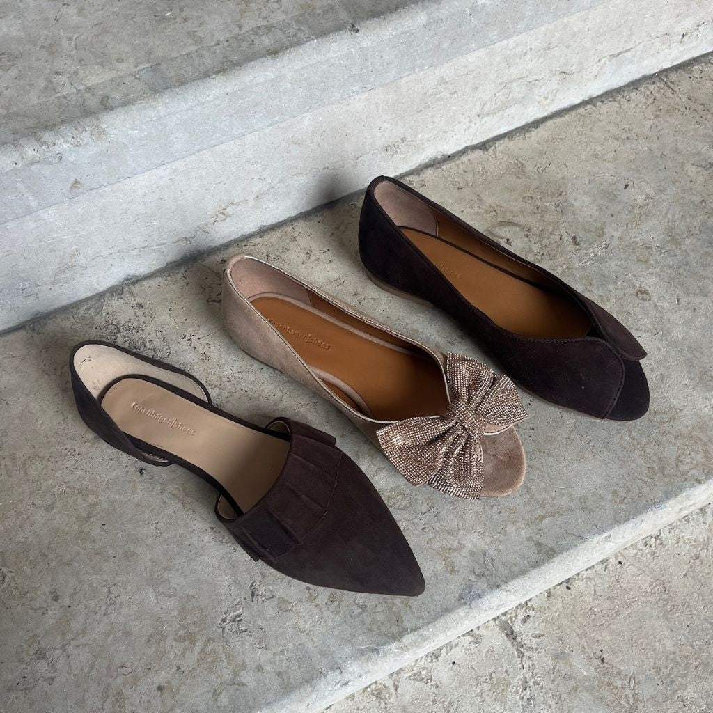 COPENHAGEN SHOES LIKE A MELODY PLAIN Ballerinas 004 Dark brown