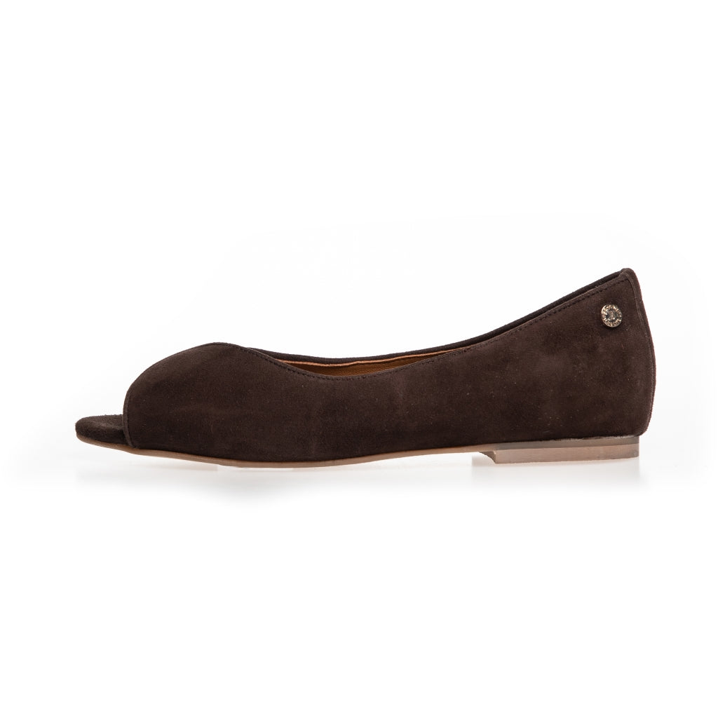 COPENHAGEN SHOES LIKE A MELODY PLAIN Ballerinas 004 Dark brown