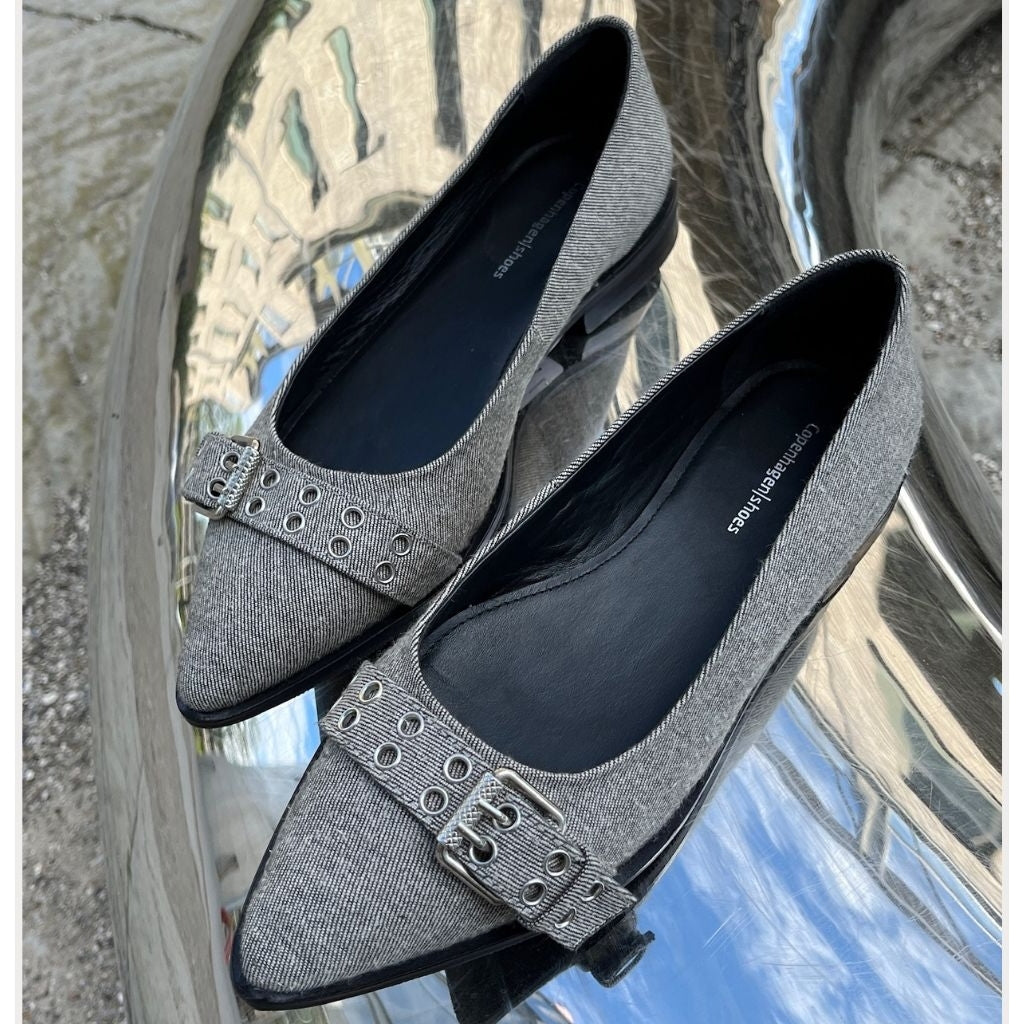 COPENHAGEN SHOES LIKE A MOVE-DENIM Ballerinas 0741 GREY DENIM