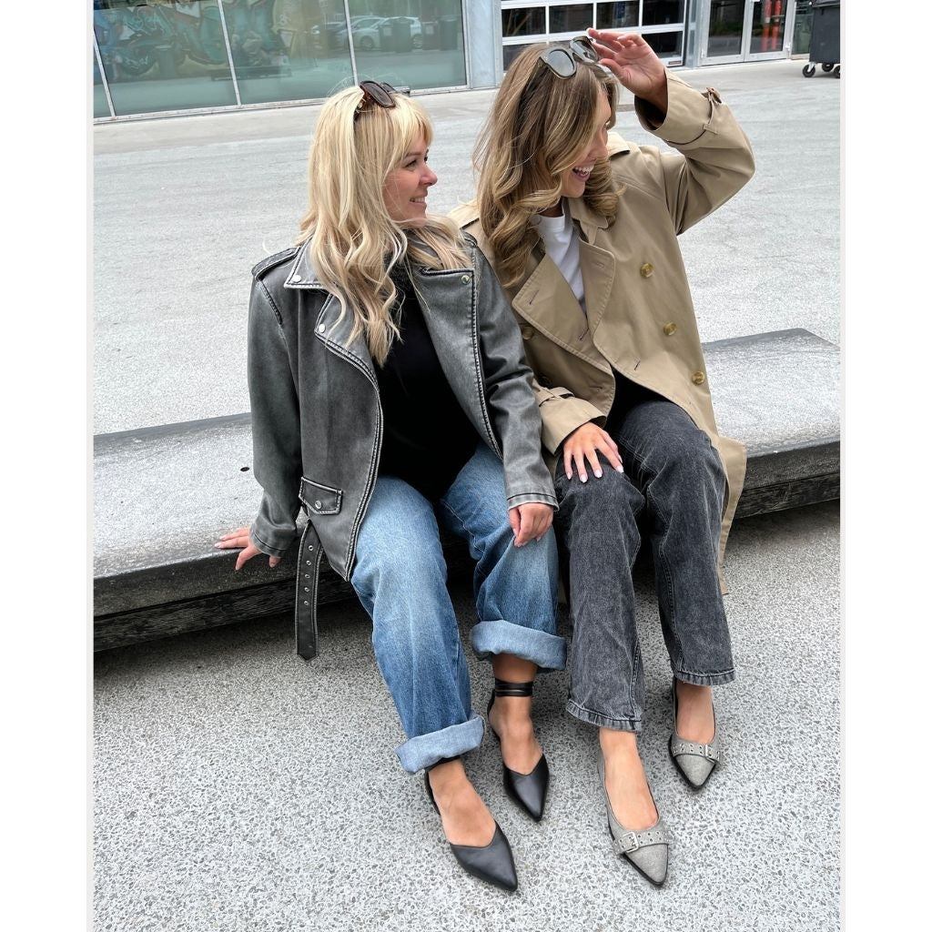 COPENHAGEN SHOES LIKE A MOVE-DENIM Ballerinas 0741 GREY DENIM