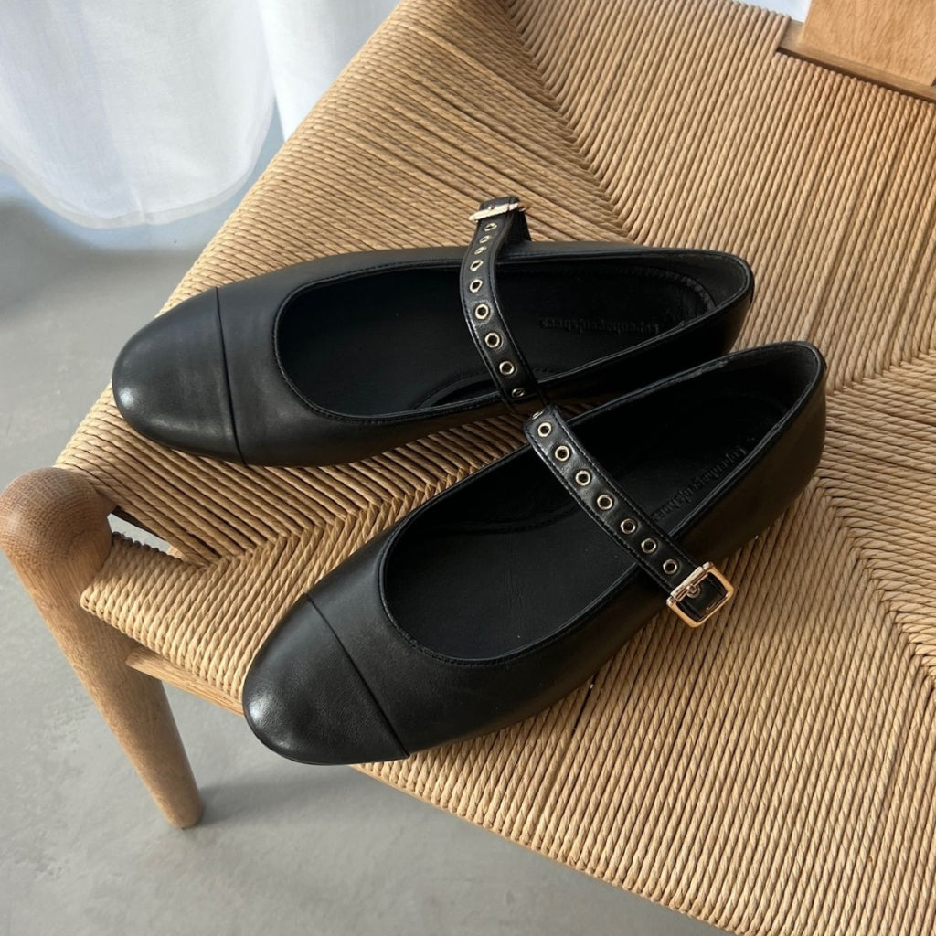 COPENHAGEN SHOES LOVE AND DREAMS Ballerinas 0001 BLACK