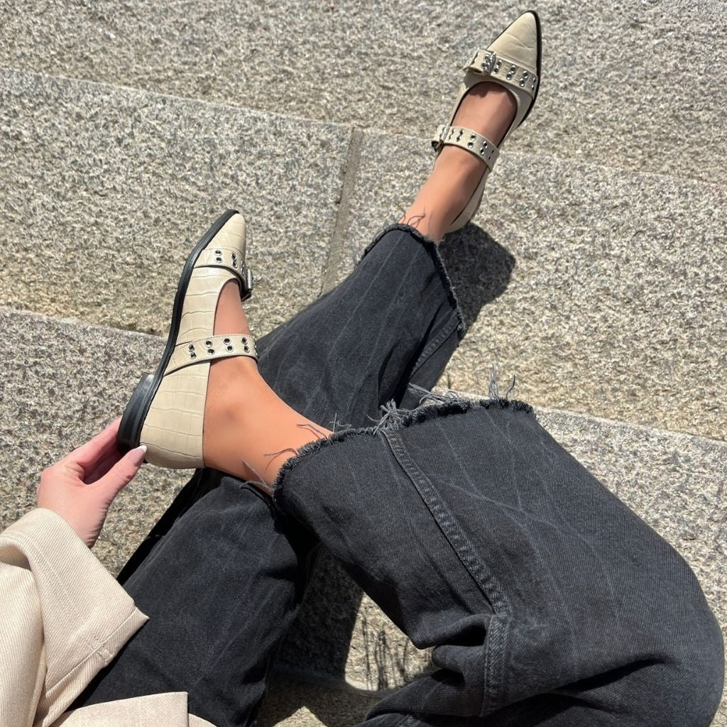 COPENHAGEN SHOES LOVE AND ENERGY BEIGE CR Ballerinas 0002 BEIGE