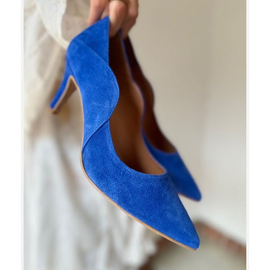 COPENHAGEN SHOES LOVE AND JOY Heels 1202 ELECTRIC BLUE