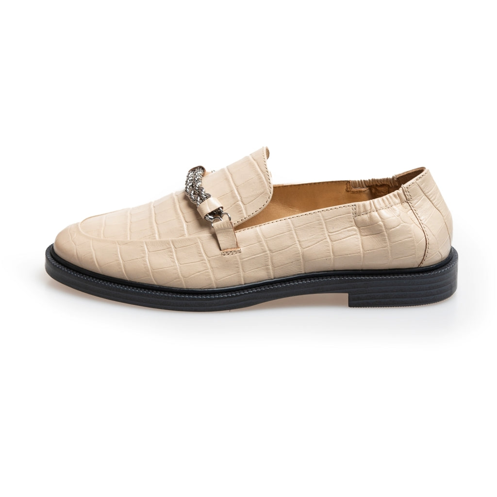 COPENHAGEN SHOES LOVE AND WALK - BEIGE Loafers 377 BEIGE (GREY MORN)