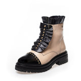Copenhagen Shoes by Josefine Valentin LOVE ME MULTI Boot 1206 BEIGE W/BLACK
