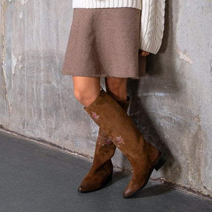 COPENHAGEN SHOES LOVE STORY Long boot 0241 COGNAC