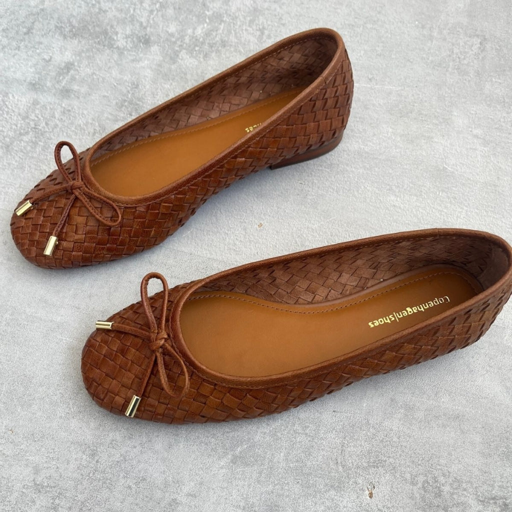 COPENHAGEN SHOES LUCIE Ballerinas 0241 COGNAC