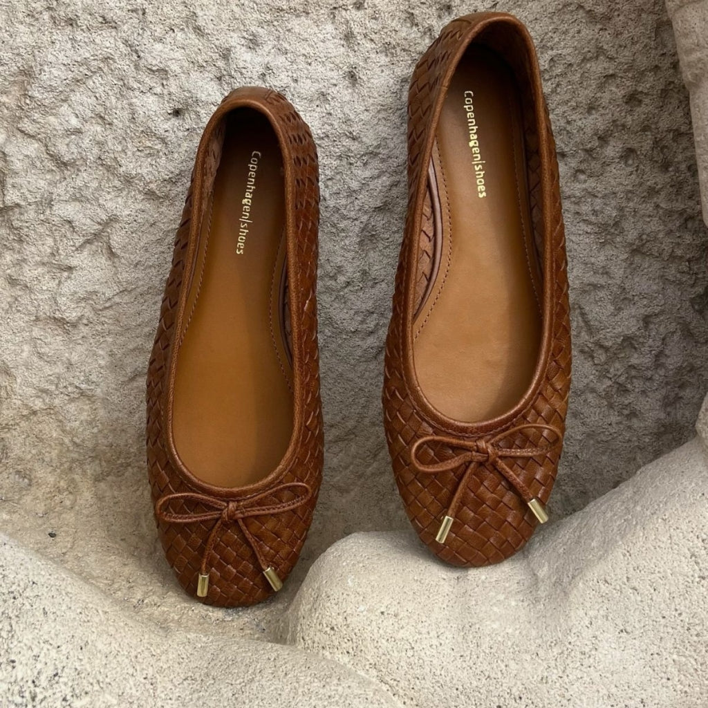 COPENHAGEN SHOES LUCIE Ballerinas 0241 COGNAC