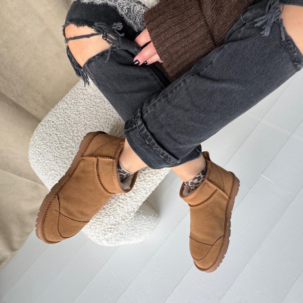 COPENHAGEN SHOES LUCKY ME LOW Laarzen 0138 CAMEL