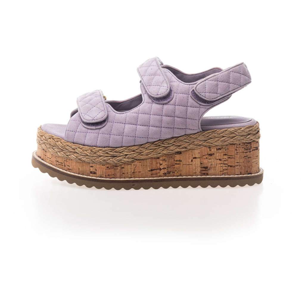 COPENHAGEN SHOES MAGIC SUEDE Sandalen met sleehak 616 Lavenda
