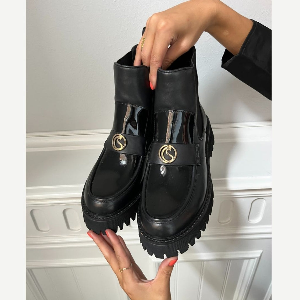 COPENHAGEN SHOES MAGIC WALK Laarzen 0001 BLACK