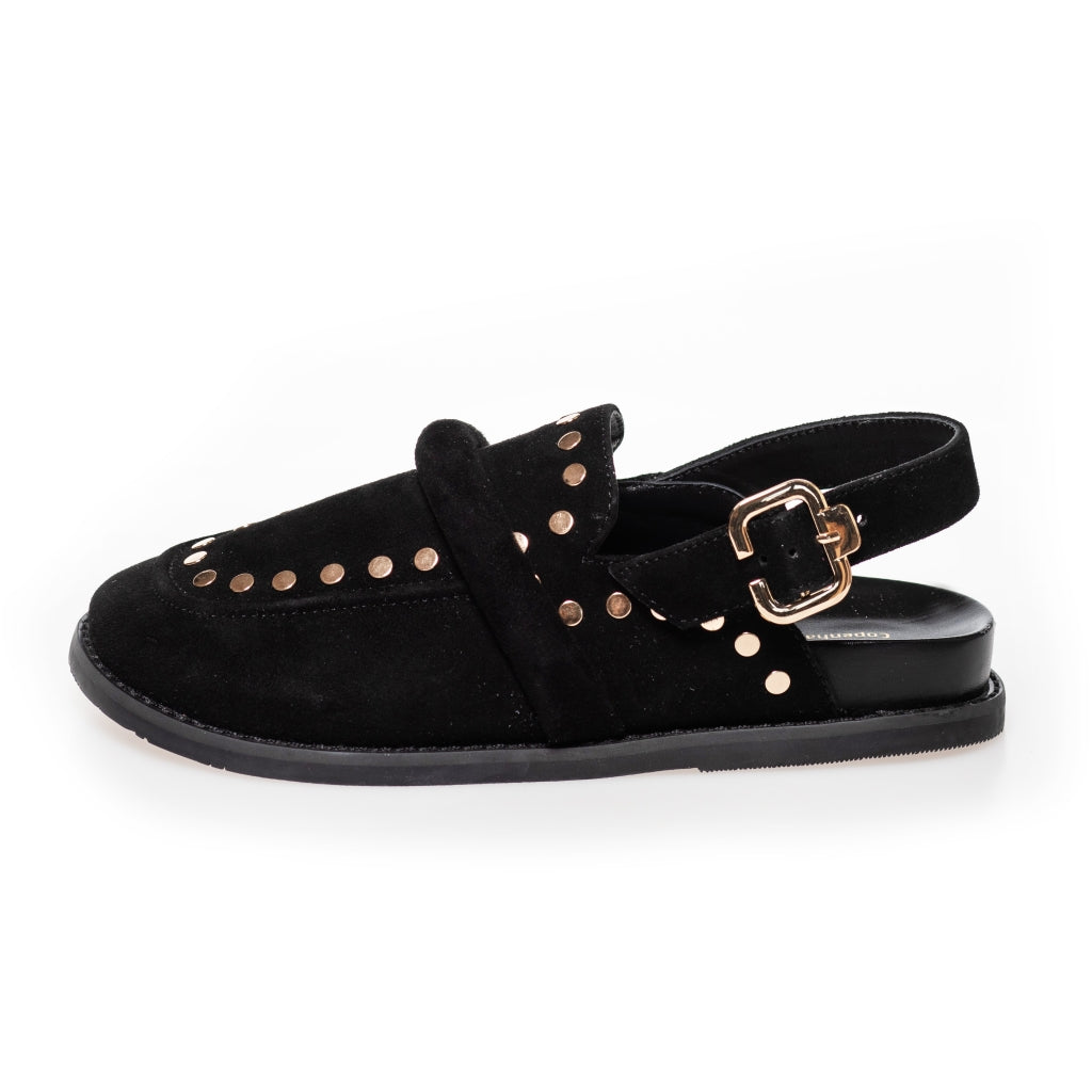 COPENHAGEN SHOES MILLA SHOES Mules 0001 BLACK SUEDE