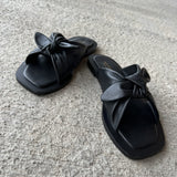 Copenhagen Shoes by Josefine Valentin MILLIONS IN BLACK LEATHER Sandal 0001 BLACK