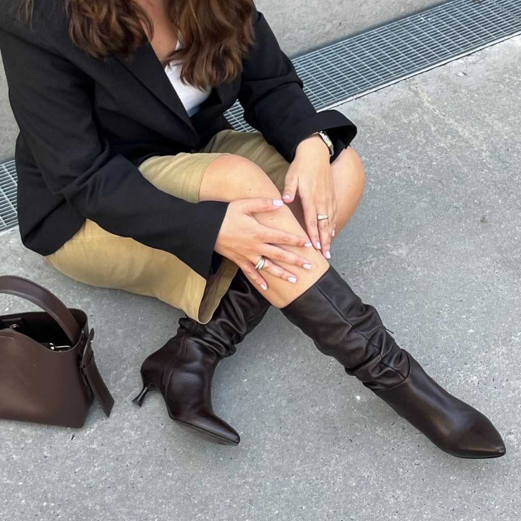 COPENHAGEN SHOES MINE Long boot 004 Dark brown
