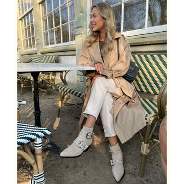 COPENHAGEN SHOES MOVE FOR MORE SUEDE Laarzen 0002 BEIGE
