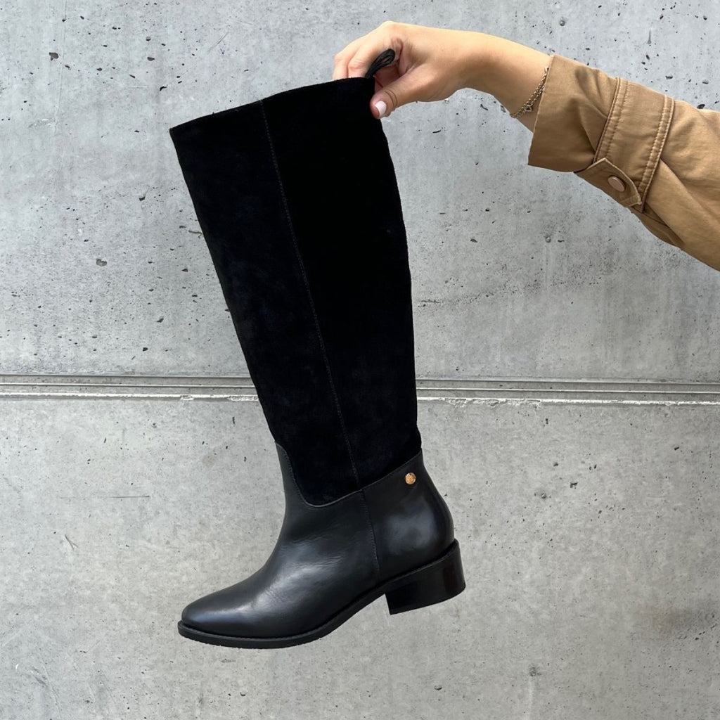 COPENHAGEN SHOES MY ADVENTURE & MORE Long boot 0001 BLACK