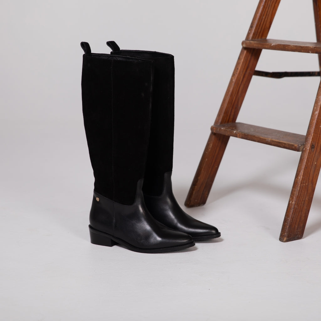 COPENHAGEN SHOES MY ADVENTURE & MORE Long boot 0001 BLACK