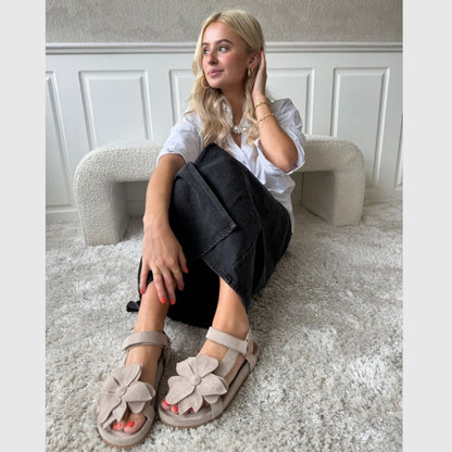COPENHAGEN SHOES MY FLOWERS Sandalen 0301 BISCUIT