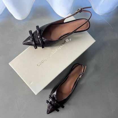 COPENHAGEN SHOES MY GOLD CR. Heels 004 Dark brown