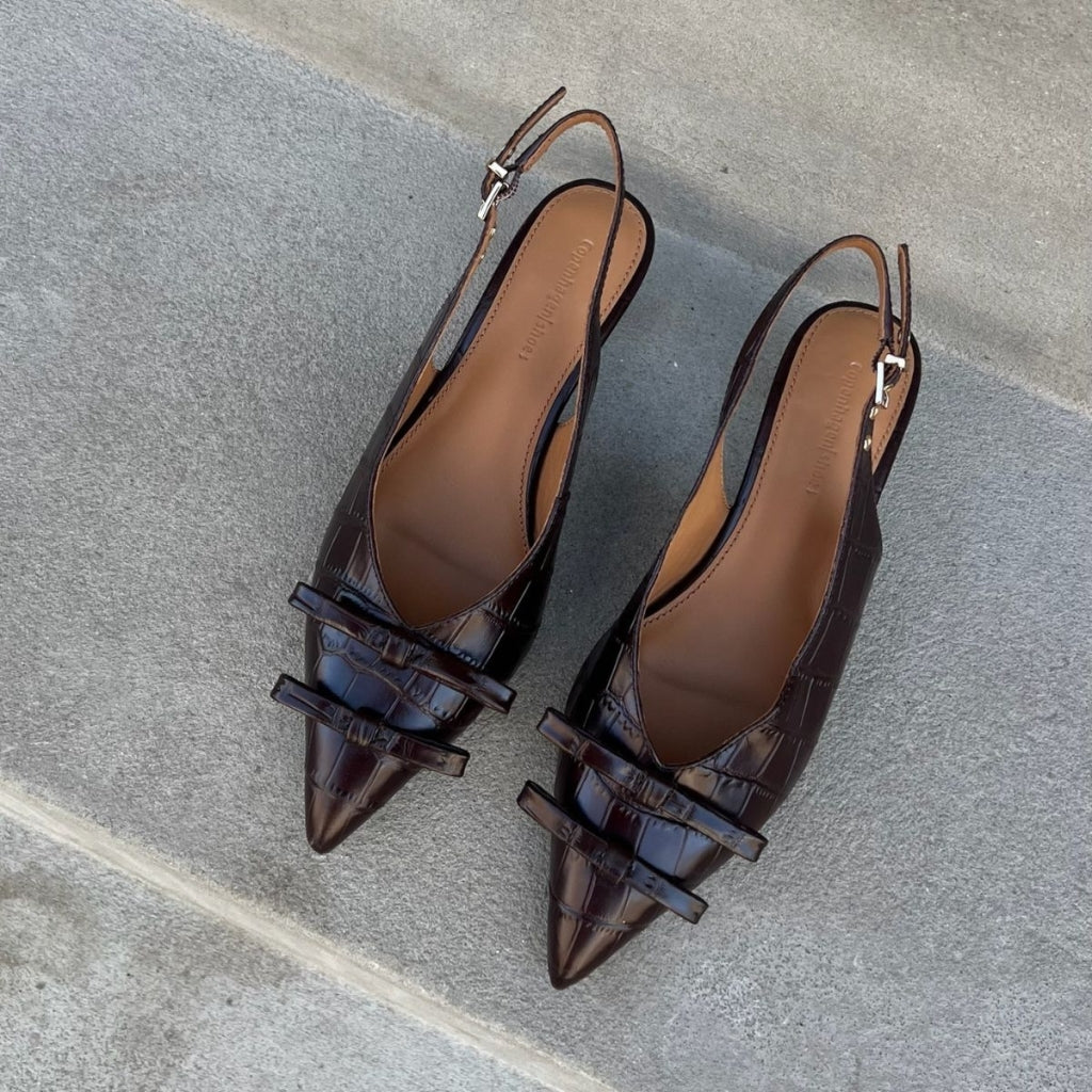 COPENHAGEN SHOES MY GOLD CR. Heels 004 Dark brown