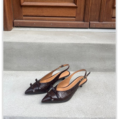 COPENHAGEN SHOES MY GOLD CR. Heels 004 Dark brown