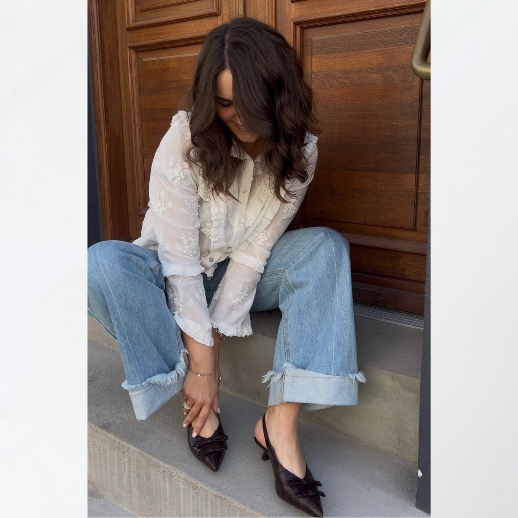 COPENHAGEN SHOES MY GOLD CR. Heels 004 Dark brown