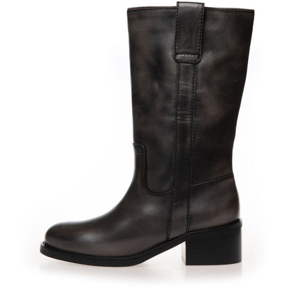 COPENHAGEN SHOES MY GOOD VIBES Long boot 0003 BEIGE/BLACK