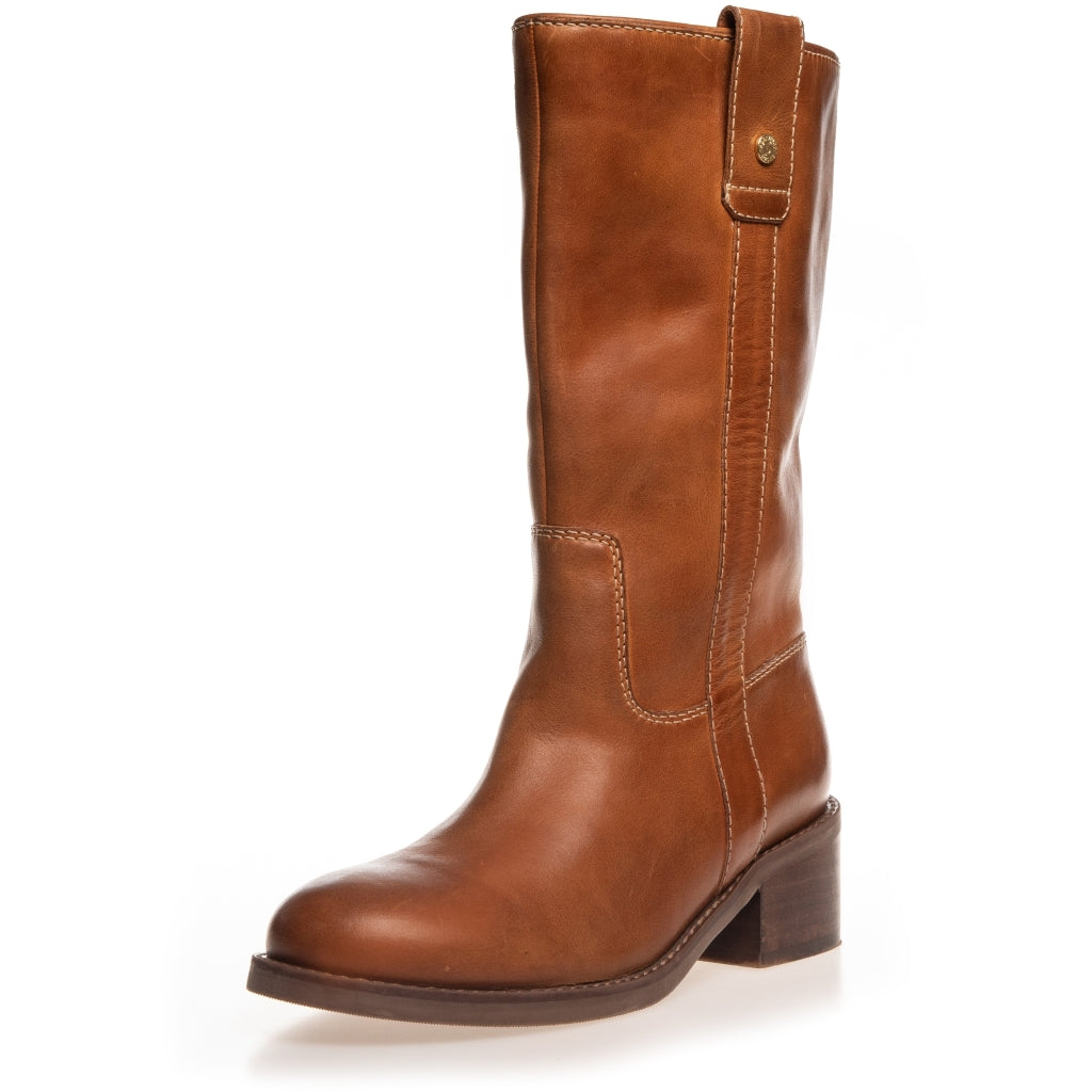 COPENHAGEN SHOES MY GOOD VIBES Long boot 0241 COGNAC