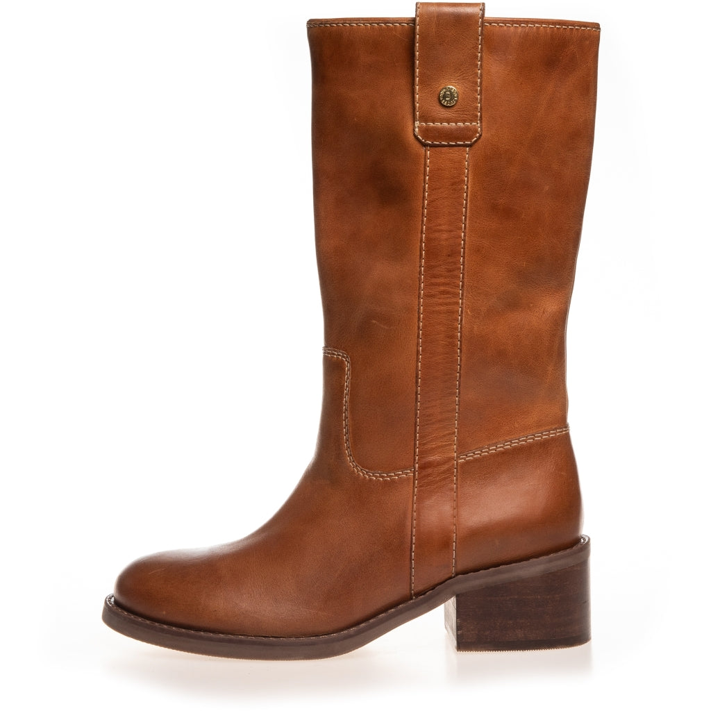 COPENHAGEN SHOES MY GOOD VIBES Long boot 0241 COGNAC