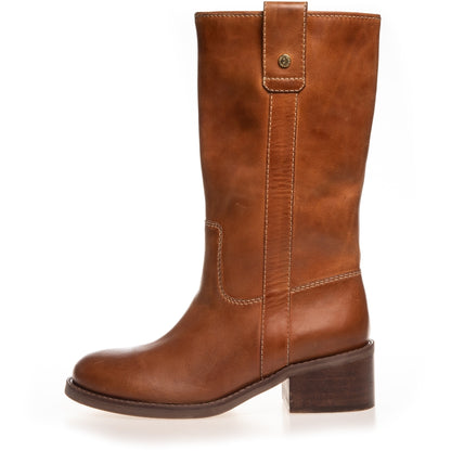 COPENHAGEN SHOES MY GOOD VIBES Long boot 0241 COGNAC