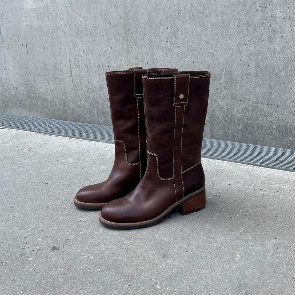 COPENHAGEN SHOES MY GOOD VIBES Long boot 042 CHOCOLATE