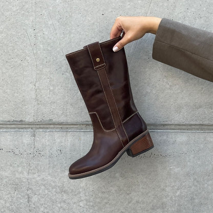 COPENHAGEN SHOES MY GOOD VIBES Long boot 042 CHOCOLATE