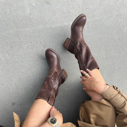 COPENHAGEN SHOES MY GOOD VIBES Long boot 042 CHOCOLATE