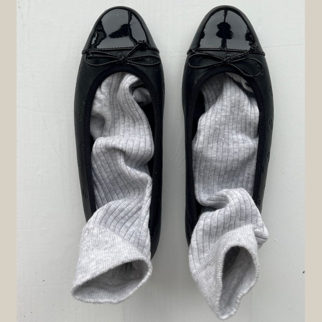 COPENHAGEN SHOES MY OWN BALLERINAS Ballerinas 2400 BLACK (LOGO)