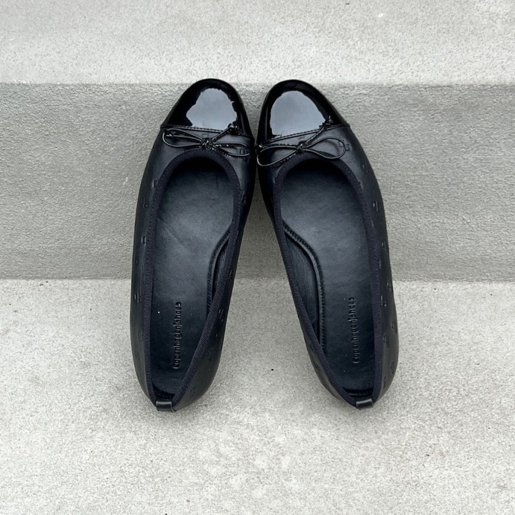 COPENHAGEN SHOES MY OWN BALLERINAS Ballerinas 2400 BLACK (LOGO)