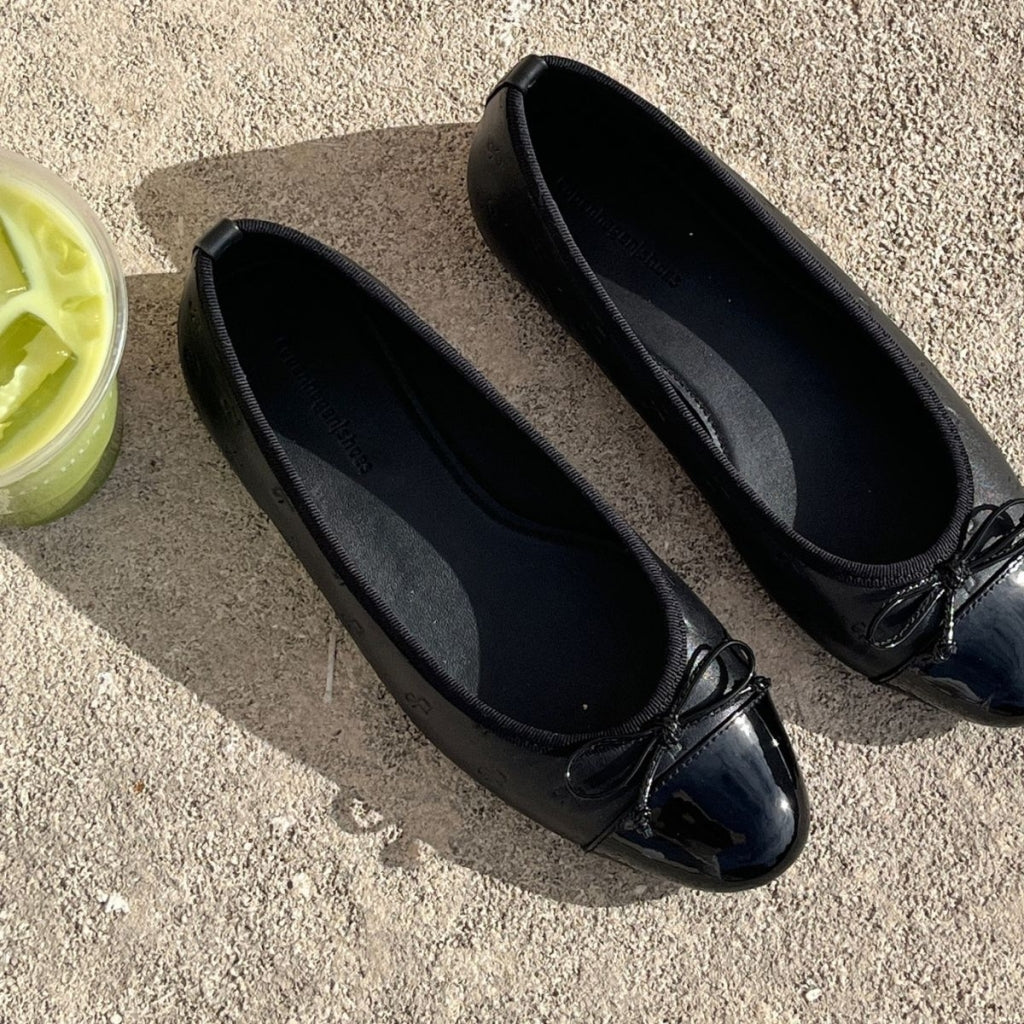 COPENHAGEN SHOES MY OWN BALLERINAS Ballerinas 2400 BLACK (LOGO)