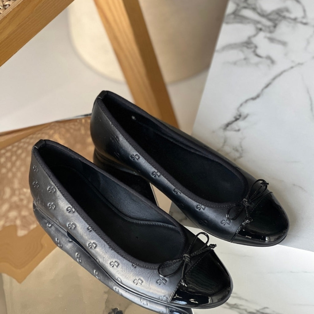 COPENHAGEN SHOES MY OWN BALLERINAS Ballerinas 2400 BLACK (LOGO)